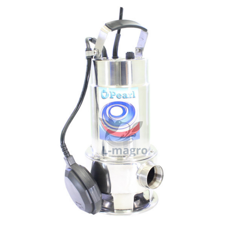 ELECTROBOMBA DE DRENAJE DE AGUAS SUCIAS EN ACERO INOXIDABLE 1HP