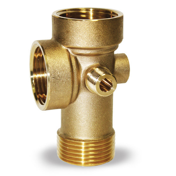 CONEXIÓN DE 5 VIAS, BRONCE BAJO EN PLOMO