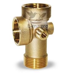 CONEXIÓN DE 5 VIAS, BRONCE BAJO EN PLOMO